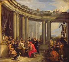 Concert in een ronde galerij